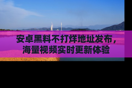 安卓黑料不打烊地址发布,海量视频实时更新体验