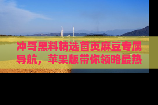 冲哥黑料精选首页麻豆专属导航,苹果版带你领略最热的黑料故事