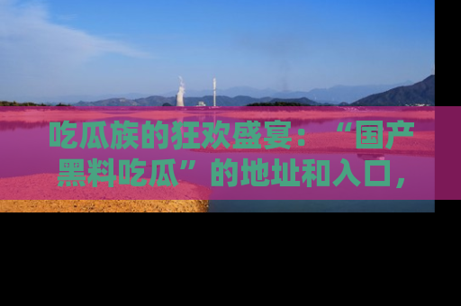 吃瓜族的狂欢盛宴：“国产黑料吃瓜”的地址和入口，让你尽情享受流行文化！