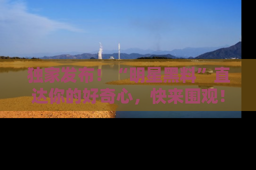 独家发布!“明星黑料”直达你的好奇心,快来围观!