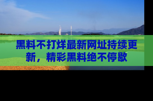 黑料不打烊最新网址持续更新，精彩黑料绝不停歇