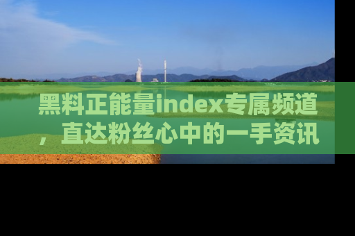 黑料正能量index专属频道，直达粉丝心中的一手资讯！