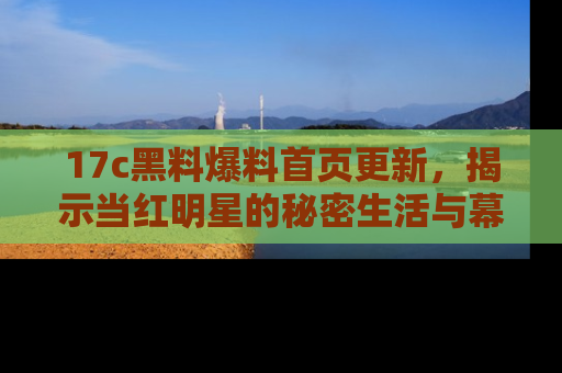 17c黑料爆料首页更新,揭示当红明星的秘密生活与幕后故事