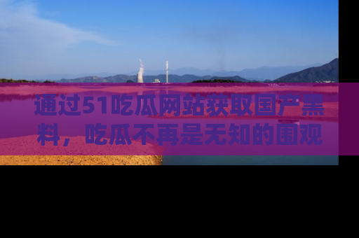 通过51吃瓜网站获取国产黑料，吃瓜不再是无知的围观者